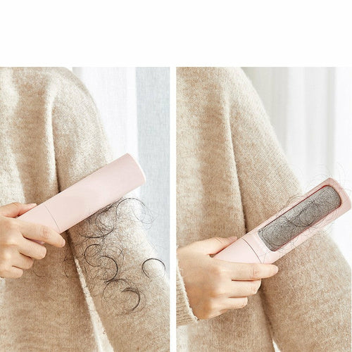 2 in 1 Reusable Pet Hair Remover Brush Lint Roller Portable