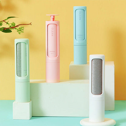 2 in 1 Reusable Pet Hair Remover Brush Lint Roller Portable