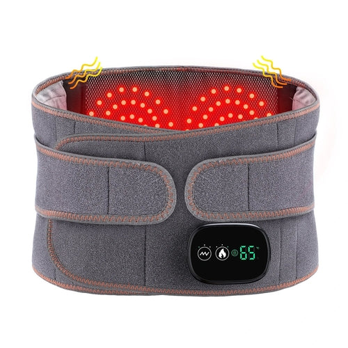 Heated Therapy Lumbar Brace Support Massager / Waist Massager Back Belt