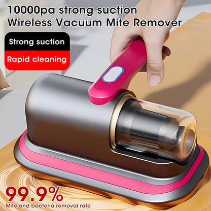 Handheld Mattress Vacuum Mite Remover Cordless Cleaner for Home