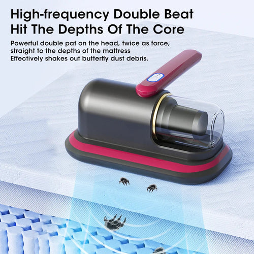 Handheld Mattress Vacuum Mite Remover Cordless Cleaner for Home