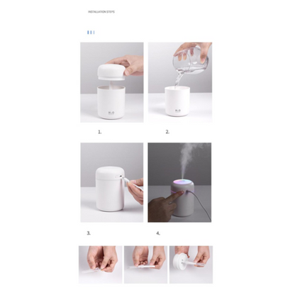 Portable Air Humidifier Aroma Essential & Oil Diffuser for Car Home